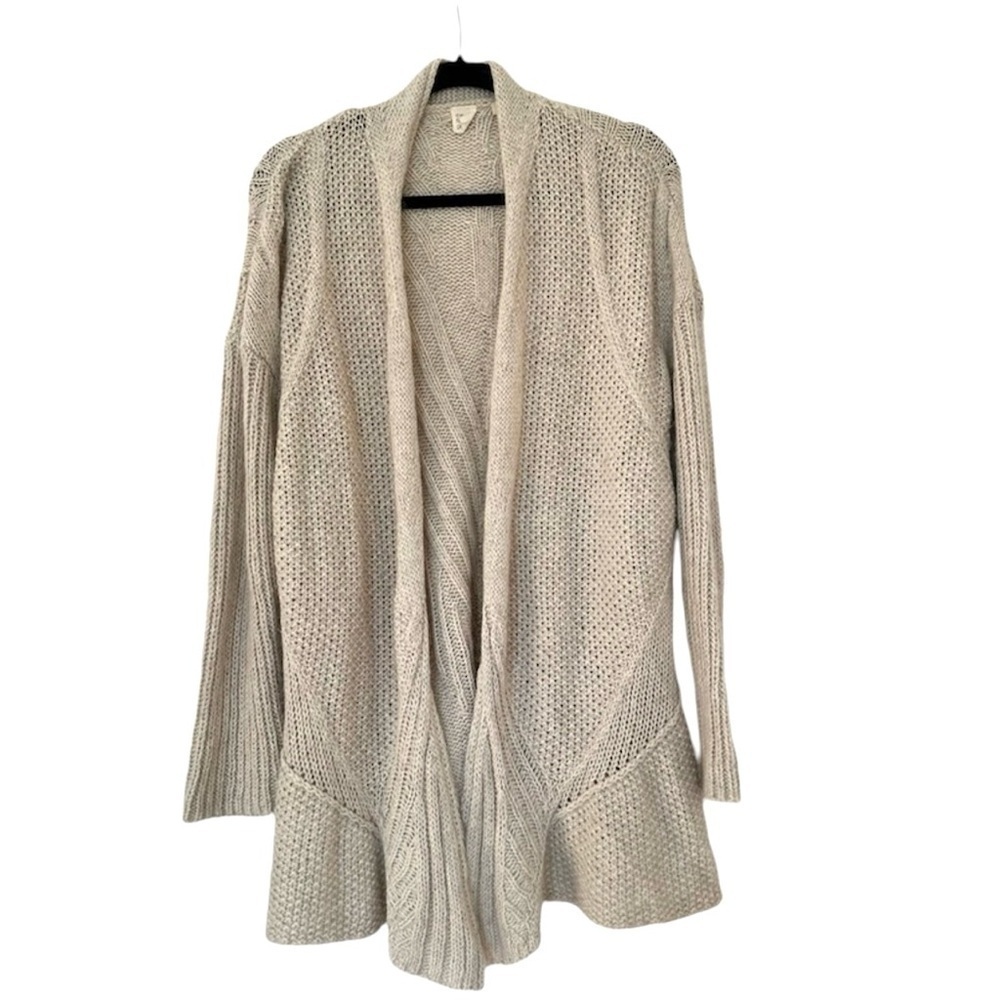 The Fisher Project Eileen Fisher Linen Mohair Blend Knit Cardigan